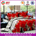 2017 Weifang supplier In stock 3D 100% polyester Wholesale Commercial bedding sets for DIfferent market